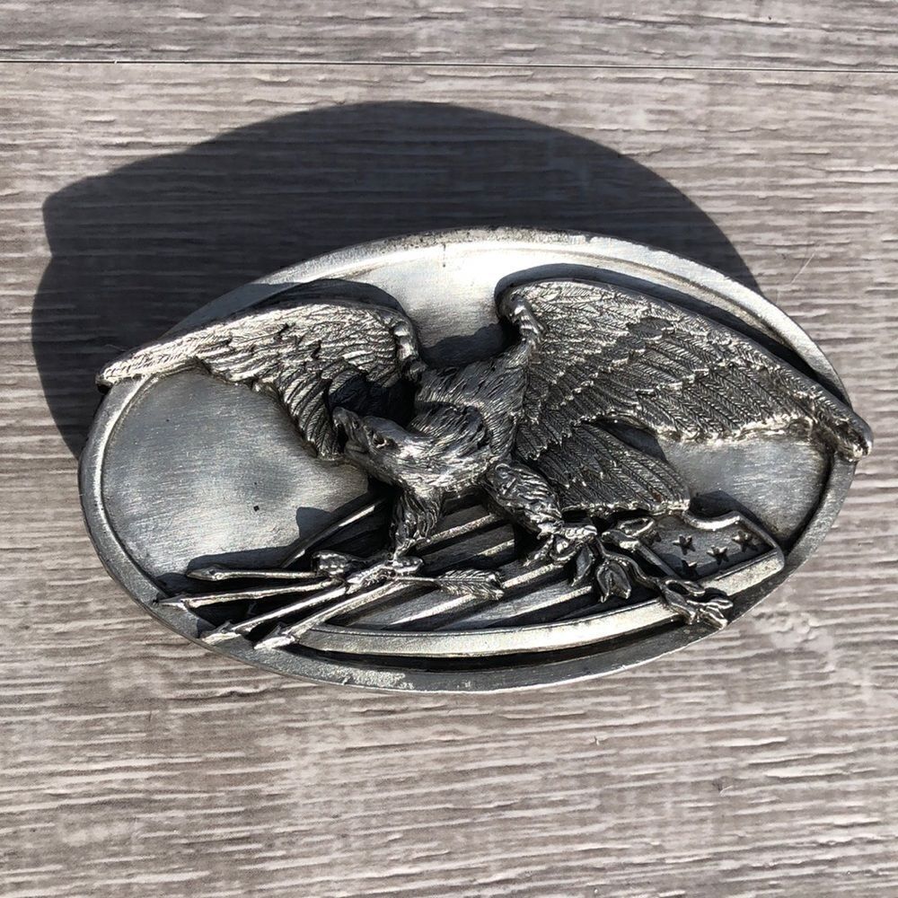 Eagle belt buckle made in USA